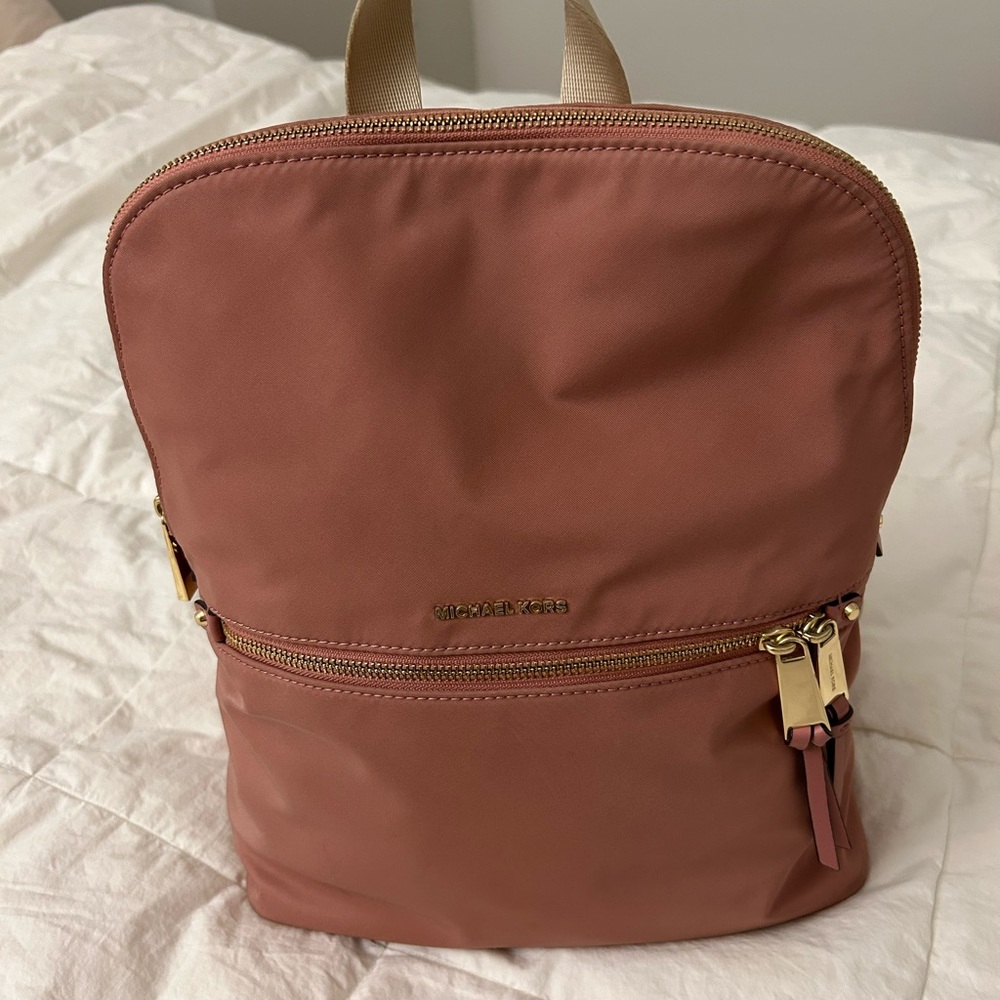 Michael Kors Polly Nylon Backpack in Dune